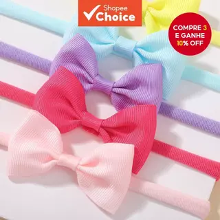 Conjunto De Faixas De Cabelo Para Meninas , 15 Peças , Fita De Gorgorão Macia , Arco , Tiaras Crianças , Sem Deslizament em Oferta na Shopee