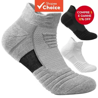 Meias Esportivas Profissionais Masculinas Para Corrida , Basquete , Futebol , Ciclismo , Tênis , Esqui Antiderrapante em Oferta na Shopee
