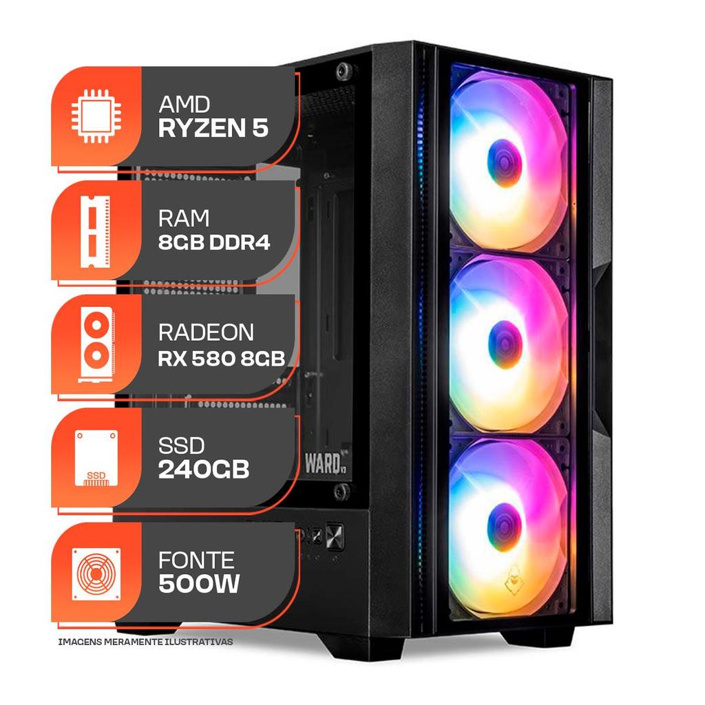 pc gamer ryzen 7 2700x gtx 1060 6gb em Promoção na Shopee Brasil 2026