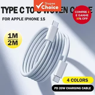 Cabo Carregador Greatatop USB C PD Trançado Tipo De Carregamento Rápido em Oferta na Shopee