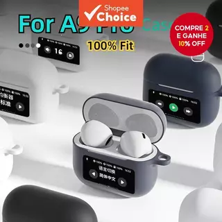 Capa De Silicone TPU A9 Pro Para Fones De Ouvido Bluetooth Macia À Prova De Choque Com Proteção De Tela De Toque Preto A em Oferta na Shopee