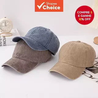 Boné De Beisebol De Algodão Vintage Unissex Caminhoneiro Chapéu Com Proteção Solar Para Atividades Ao Ar Livre E Esporte em Oferta na Shopee