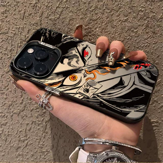 Capinha capa Fosco Demon Slayer: Kimetsu no Yaiba IPhone XR 11 12 13 14 15 16 17 PRO MAX 14 15 16 PLUS Anti-impacto