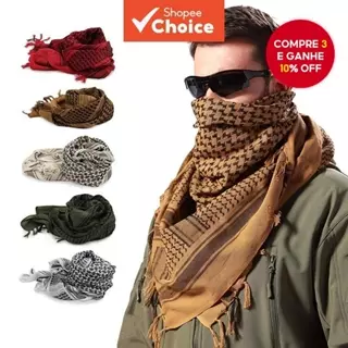 Cachecol Unissex Versátil - Leve, Solar e à Prova de Vento para Viagens no Deserto e Atividades ao Ar Livre. em Oferta na Shopee