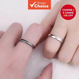 Conjunto De 2 Peças De Anéis De Casal , Joias Elegantes De Casamento E Noiva , Aniversário De Sol Lua Para Melhores Amig em Oferta na Shopee