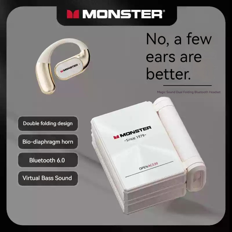 MONSTER AC530 Orelha Pendurado Sem Fio Bluetooth Fones De Ouvido