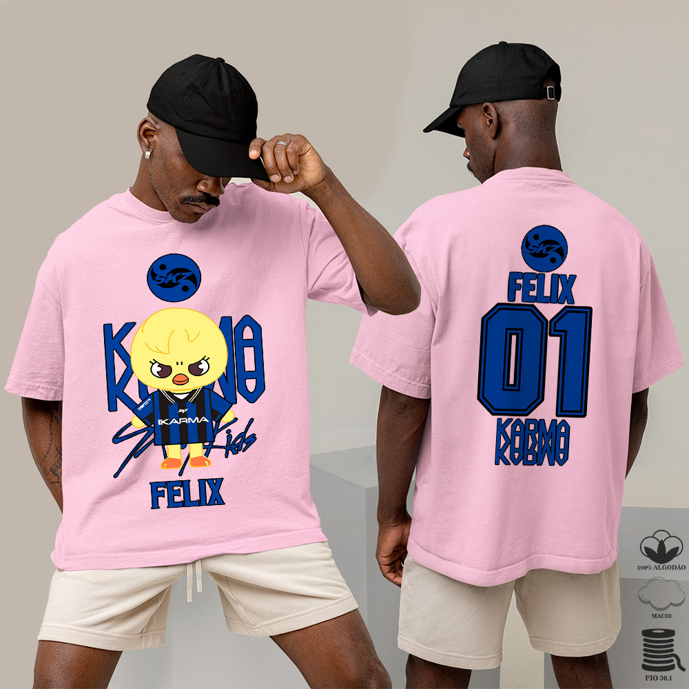 straykids フィリックス karma tシャツ Camiseta Stray Kids Karma Kpop Boy Band Álbum Skz Felix | MercadoLivre