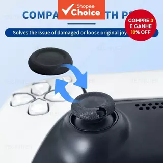 Tampas de Substituição para Joystick Compatível com Controle PS3/PS4/PS5 - Peças de Reposição para Grip do Thumbstick em Oferta na Shopee