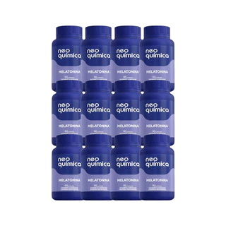 Kit 12x Melatonina Sabor Maracujá 90 Comprimidos - NEO QUIMICA em Oferta na Shopee