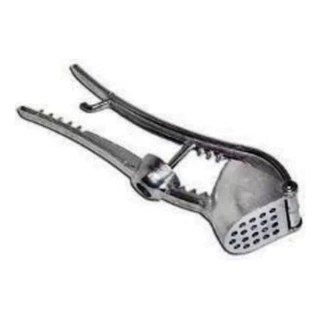 Espremedor Amassador Alho Alumínio Prateado em Oferta na Shopee