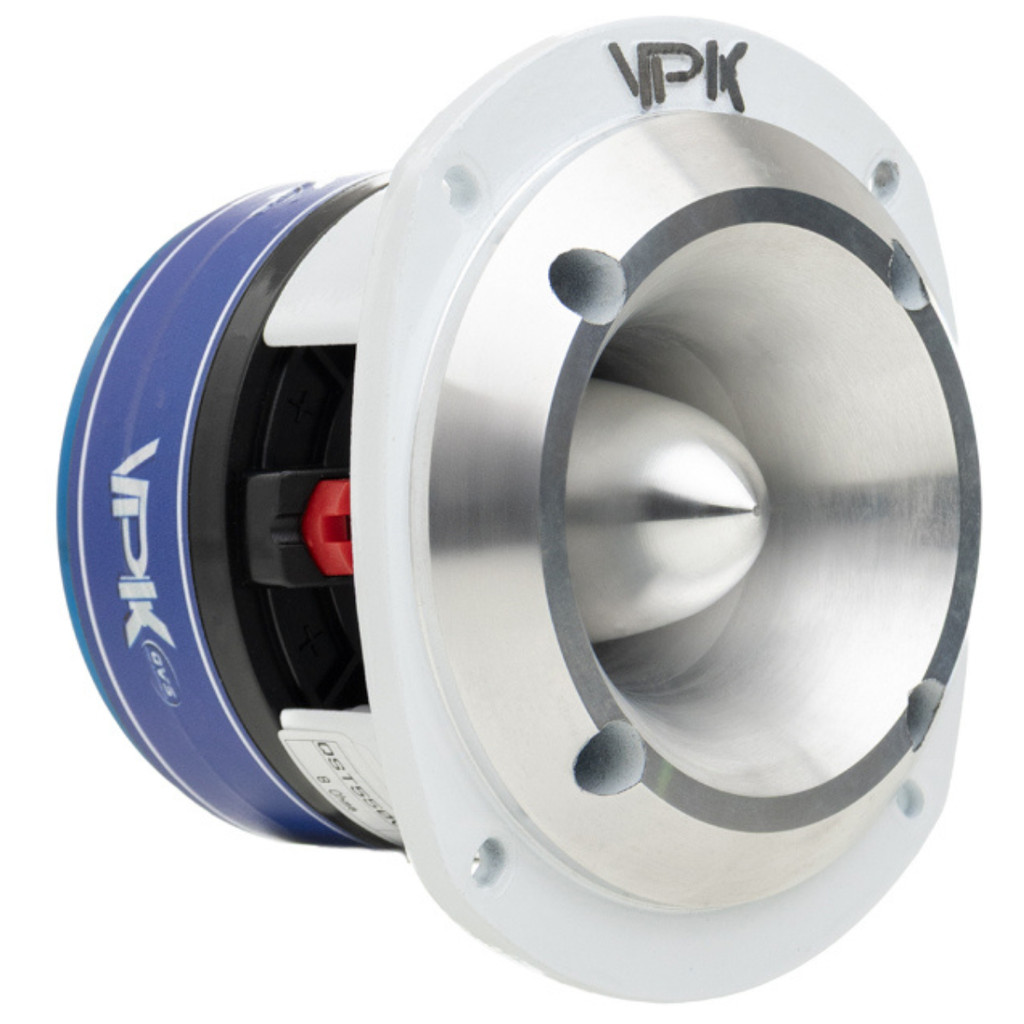Super Tweeter QVS 550 TRIO 180w RMS 8 ohms Branco Som Automotivo