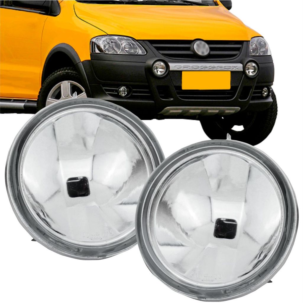 Par Farol Milha Aux Vidro Superior Crossfox Gol Saveiro Paraty