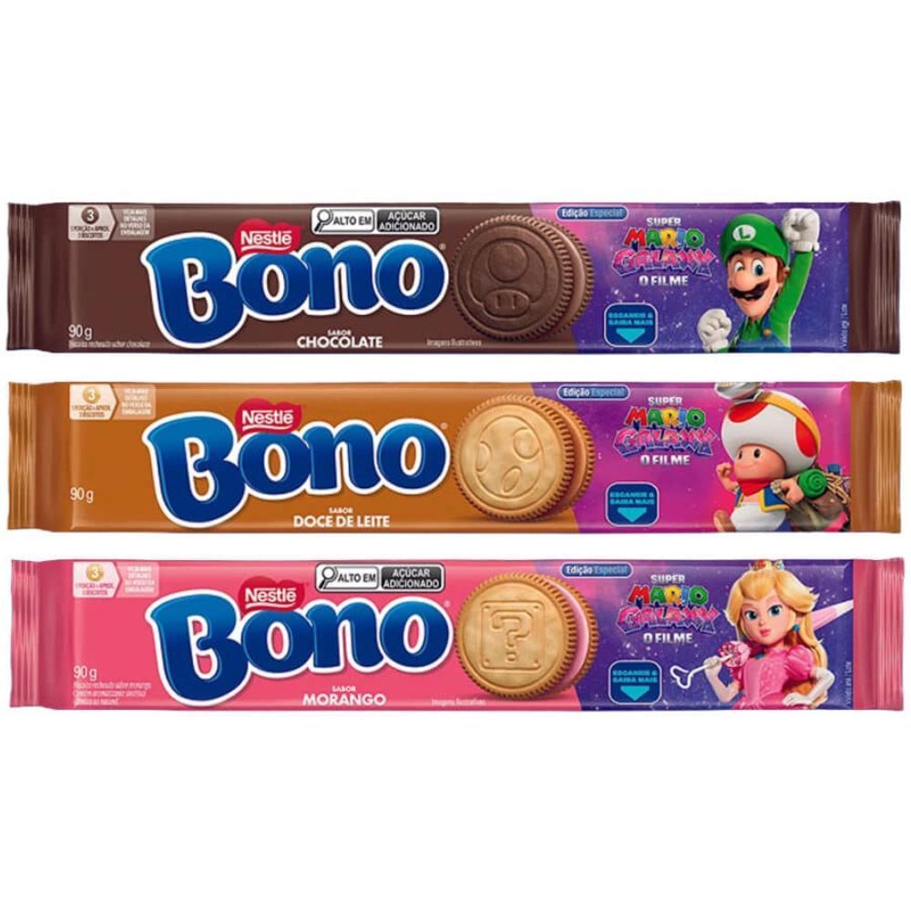 00s archive BONO foodie 3way LGB 風 Kit Bono Super Mario Galaxy O Filme Biscoitos 3 Sabores Edição
