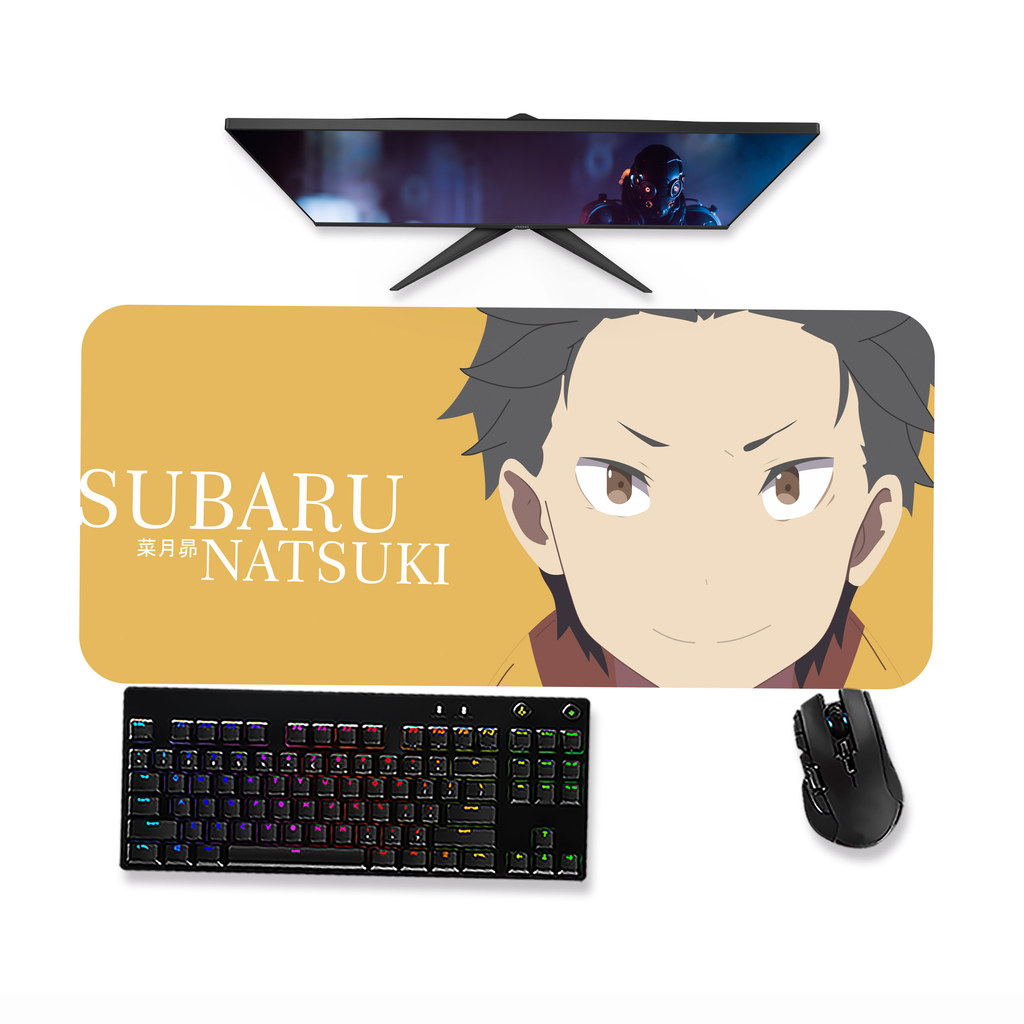 Mouse pad RE ZERO SUBARU NATSUKI 5 Mousepad Gamer Grande 90x40 80x40 ...