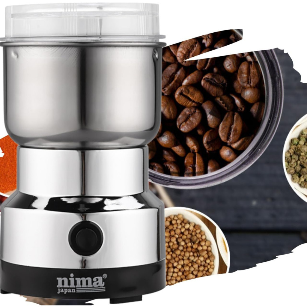 Moedor Multifuncional de Café 110V/220V Elétrico Grãos Aço I