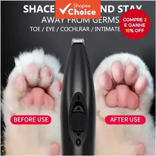 Moedor De Unhas E Aparador De Pêlos Recarregável Para Animais De Estimação-Ferramenta Elétrica De Limpeza Cães Gatos , C em Oferta na Shopee
