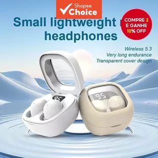 Fones De Ouvido Sem Fio Bluetooth Tws Sk19 In-ear Soft, Mini Invisíveis, Com Cancelamento De Ruído, À Prova d'Água em Oferta na Shopee