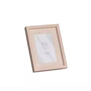 Porta Retrato Yuki Madeira/Palha 15X20 MDF em Oferta na Shopee