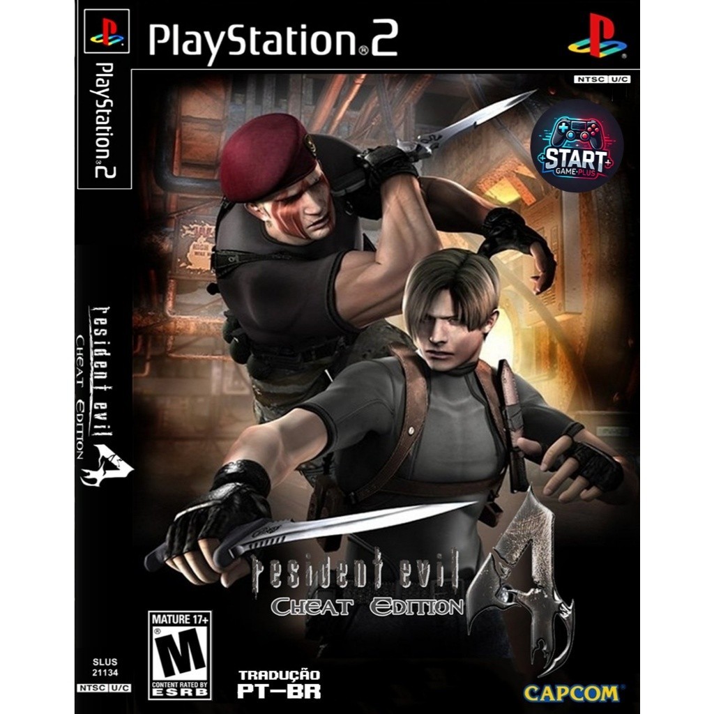 Resident Evil 4 Cheat Edition - PS2 - MIDIA FISICA