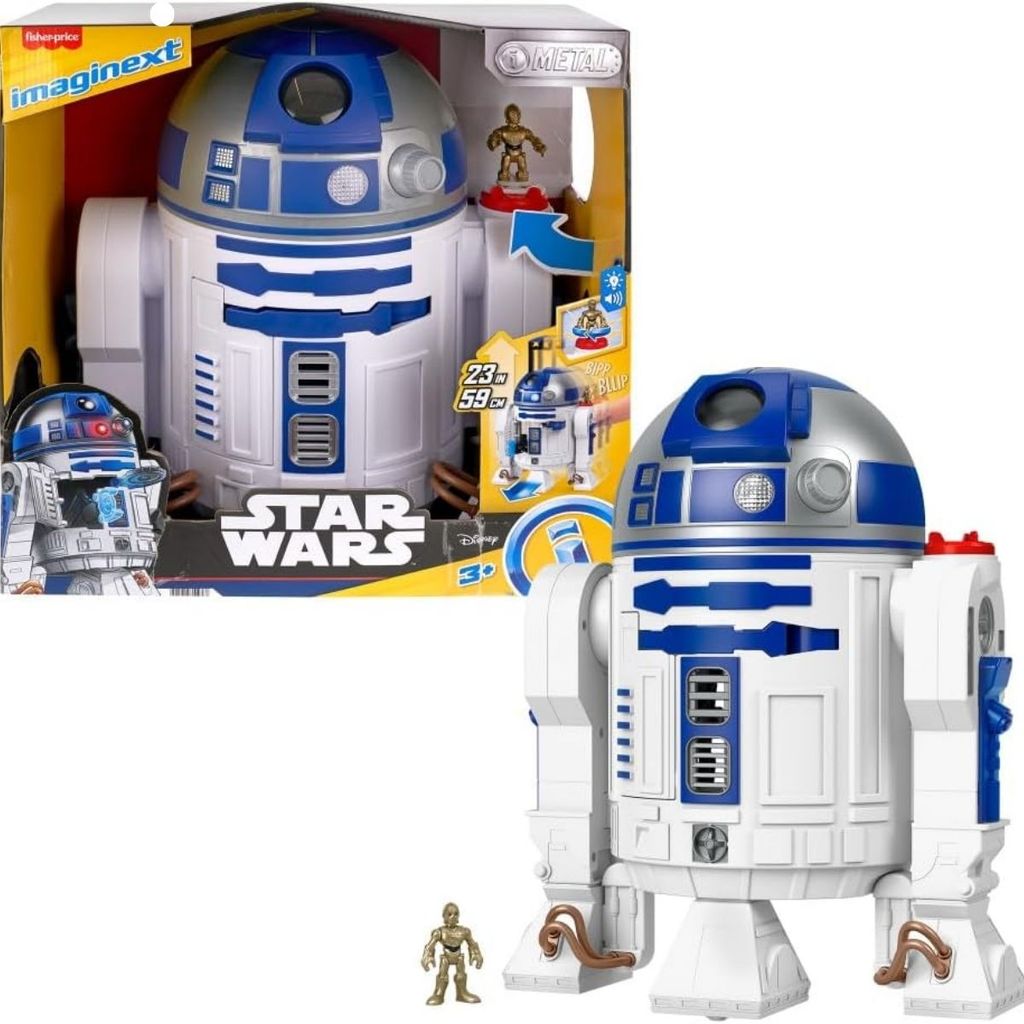 Brinquedo Interativo Imaginext Star Wars R2 D2 HXG52 Mattel | Shopee Brasil
