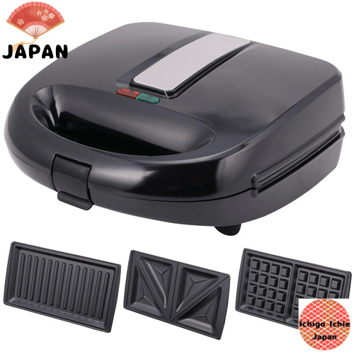 [Tokyo Deco] Sanduicheira com 3 placas removíveis [Placas de sanduíche ...