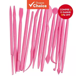 Conjunto De Ferramentas De Escultura Em Argila Plástica , Decoração De Bolo , Brinquedos De Modelagem De Polímero De Mas em Oferta na Shopee