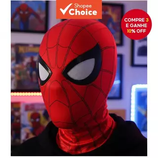  Máscara Piscante do Homem-Aranha para Adultos - Cabeça de Alta Classe, Presente de Aniversário Perfeito para Namorado