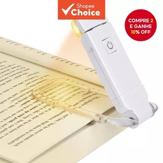 Produto Quente-Luz De Leitura LED Com Brilho Ajustável USB Clipe De Proteção Para Os Olhos Marcador Portátil em Oferta na Shopee