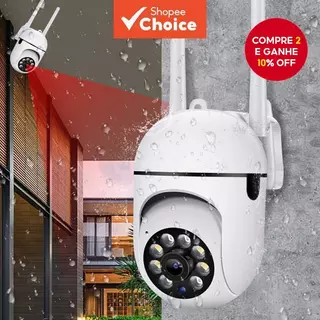 Câmera IP Sem Fio De Vigilância Interna Externa Cor Visão Noturna Ai Detecção Corporal em Oferta na Shopee