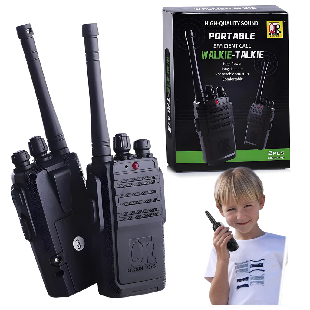 Rádio Comunicador Walkie Talkie Infantil - Força em Ação
