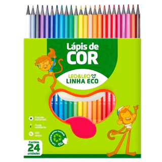 Lápis de Colorir 24 Unidades Infantil Coloração Papelaria Artigos Infantis Escola Escritório Crianças Utilidades em Oferta na Shopee