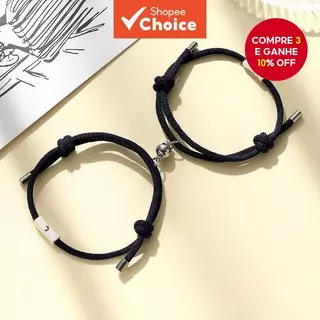 Sol Lua Casal Pulseiras Magnético Amor Presente Para Ele Ela , Jóias Combinando Na Moda Namorado Namorada 2 Peças em Oferta na Shopee