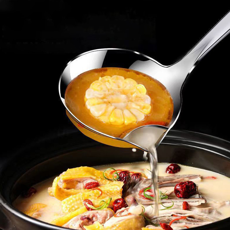 Colher Coadora De Aço Inoxidável QUTI , Coador De Sopa , Molho De ...