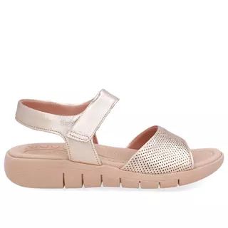 SANDALIA USAFLEX PLATAFORMA COURO REF UD17001 FEMININO em Oferta na Shopee