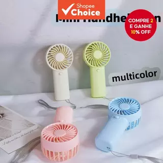 Ventilador portátil simples tipo bateria (uma engrenagem vento), precisa comprar sua própria bateria (bateria AAA * 2) em Oferta na Shopee