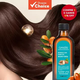 O Óleo Marroquino Para Cabelo Deixa Um Toque Perfumado , Melhora Frizz , Torna Liso em Oferta na Shopee