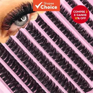 Cílios Individuais D Curl 200 Unidades , Comprimentos Mistos Profissionais De 8-16 Mm , Recarga De Para Camadas , Aparên em Oferta na Shopee