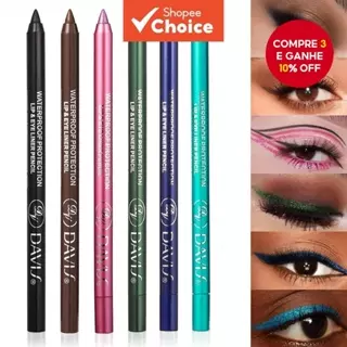 Caneta de maquiagem Multifuncional Caneta de maquiagem Monocromática Eyeliner Eyeliner Pearl Glitter Eyeliner Gel em Oferta na Shopee