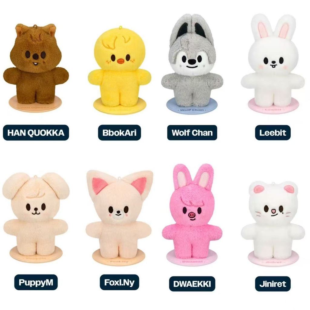 Kpop Idol Stray Kids Boneca De Pelúcia Estatueta De Base Magnética