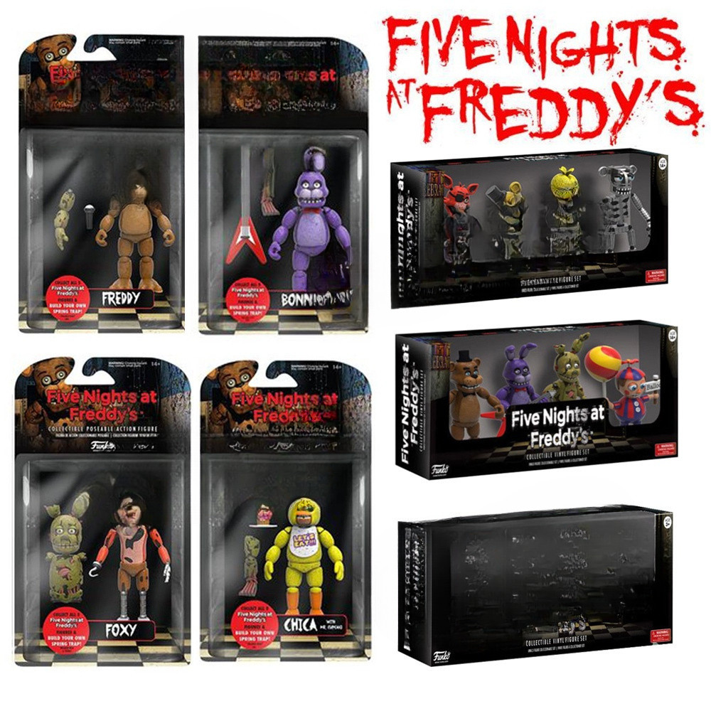 Funko FNAF Brinquedo Cinco Noites No FREDDY'S Action Figures Pack