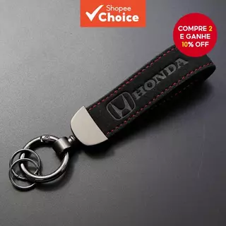Chaveiro De Couro De Alta Qualidade Para Honda em Oferta na Shopee