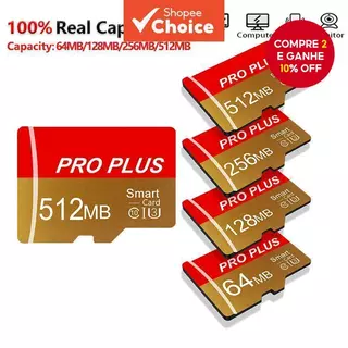 Cartão Micro SD De 512 Mb/256/128/64 Para Câmera , Laptop , PC , Áudio De Carro E De Segurança em Oferta na Shopee