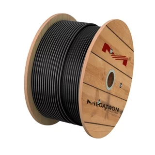 Cabo Megatron PP HEPR 0,6/1,0KV 2x2,50mm Bobina 600m Preto em Oferta na Shopee