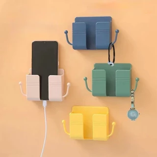 Suporte de Parede Autoadesivo para Celular Multiuso com Gancho | 1, 2 ou 3 Unidades