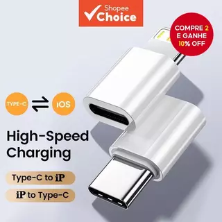 27W iP Fêmea Para Adaptador De Carregador Macho USB C lOS Tipo em Oferta na Shopee