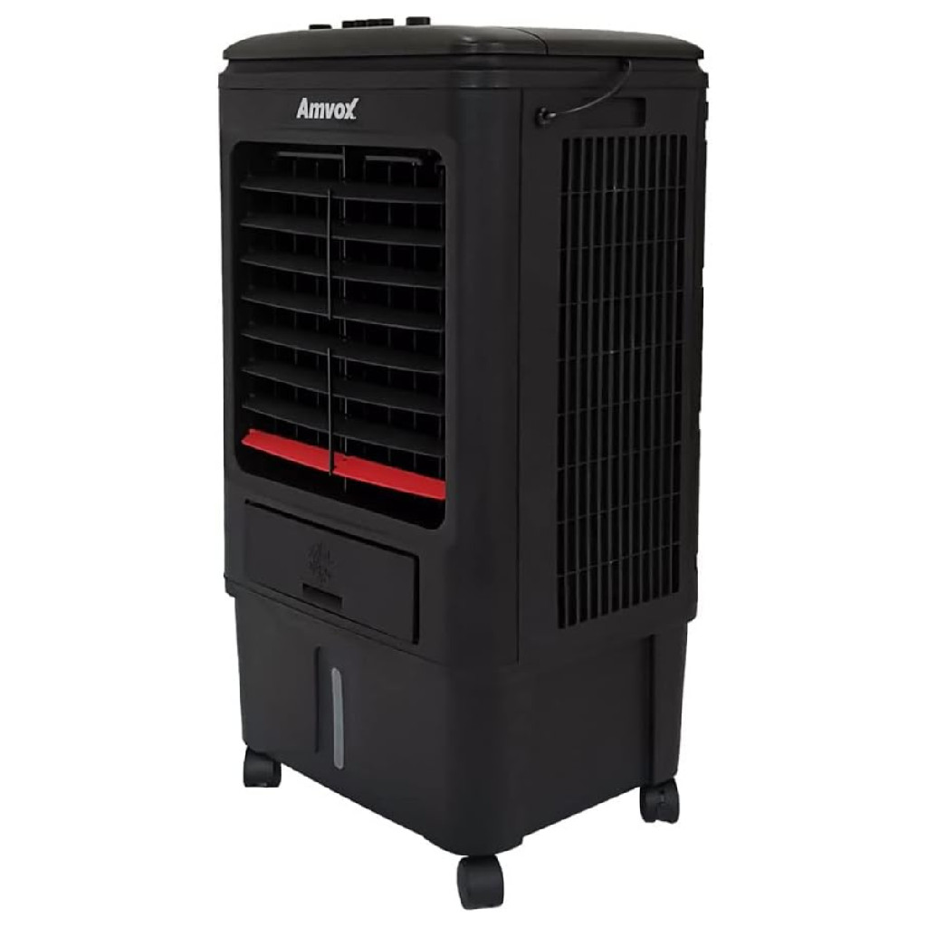 Climatizador De Ar Amvox Umidifica E Ventila 18L Preto