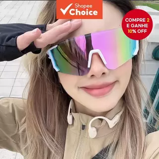Óculos Esportivos UV400 À Prova De Vento Para Ciclismo E Direção De Motocicleta em Oferta na Shopee
