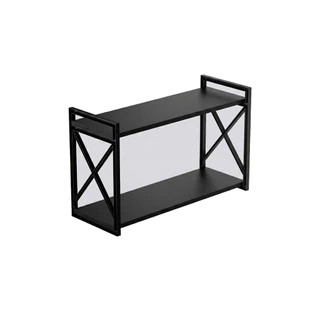 Prateleira Modelo X Estilo Industrial acompanha madeiras e parafusos kit completo 20X60CM We em Oferta na Shopee