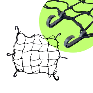 Rede Aranha Para Moto 35cm Preta/Rosa e 45cm Preta – Elástica, Anti-Risco, Ideal Para Bagageiro, Garupa e Capacete Extra em Oferta na Shopee