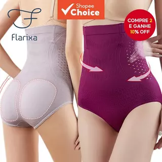 Flarixa Calcinha De Cintura Alta Sem Costura Para Mulheres Trainer Corpo Shaper Cinto Calças em Oferta na Shopee